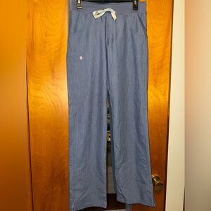 Figs Heathered Denim Kade Scrub Pants